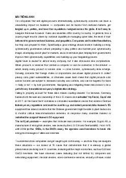 Đối phó với rủi ro an ninh mạng trong Thương mại Quốc tế | Đại học Fulbright Việt Nam