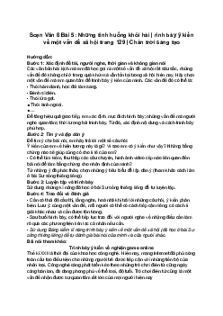 Soạn Văn 8 Bài 5: Những tình huống khôi hài | Trình bày ý kiến về một vấn đề xã hội trang 129 | Chân trời sáng tạo