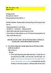 Nội dung ôn tập ôn thi giữa kì: Điểm chính về Đảng Cộng Sản Việt Nam | Môn Lịch sử đảng cộng sản Việt Nam - Trường Đại học Quốc tế, Đại học Quốc gia Thành phố Hồ Chí Minh