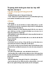 Tả quang cảnh trường em chọn lọc hay nhất Tập làm văn lớp 5