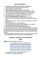 BÀI TẬP CUNG CẦU VÀ THỊ TRƯỜNG  SẢN PHẨM | Trường Đại học Kinh Tế - Luật