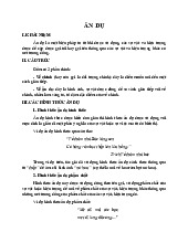 ẨN DỤ - Tìm hiểu các hình thức và tác dụng - Văn học