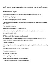 Muối amoni là gì? Tính chất hóa học và bài tập về muốn amoni | Hoá học 11