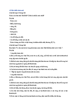 Giải SGK môn Địa lí 6 Bài 17: Các thành phần chủ yếu của thủy quyển. Tuần hoàn nước trên Trái Đất | Cánh diều
