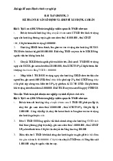 Bài tập chương 3   kế toán tài sản cố định và chi phí xây dựng cơ bản môn Kế toán hành chính sự nghiệp  | Trường đại học Mở Hà Nội