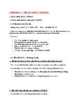 Đề cương môn Chủ nghĩa xã hội khoa học  - trường đại học kinh tế Quốc dân.