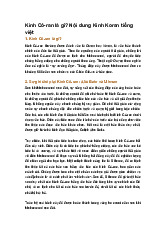 Kinh Cô-ran là gì? Nội dung Kinh Koran tiếng việt