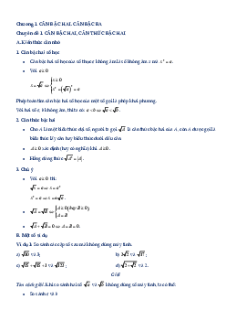 Top 24 chuyên đề đại số bồi dưỡng học sinh giỏi Toán 9 và ôn thi vào lớp 10