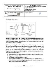 Đề thi cuối kỳ môn Điều khiển logic và PLC | Trường Đại học Bách Khoa Hà Nội
