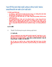 THUYẾT ÂM DƯƠNG NGŨ HÀNH VÀ NGUỒN GỐC RA ĐỜI CỦA THẾ GIỚI