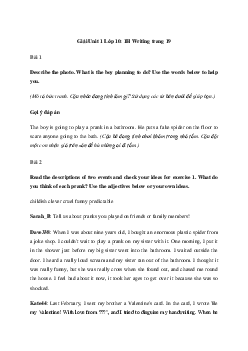 Giải Tiếng Anh 10 Unit 1: 1H Writing | Friends Global