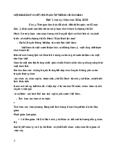 NỘI DUNG ÔN THI HẾT HỌC PHẦN TƯ TƯỞNG HỒ CHÍ MINH | Trường Đai học Tài chính - Ngân hàng Hà Nội