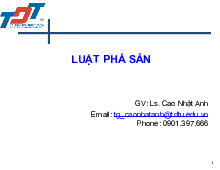 Thủ Tục Nộp Đơn và Thụ Lý Đơn |  Pháp luật kinh tế | Đại học Tôn Đức Thắng