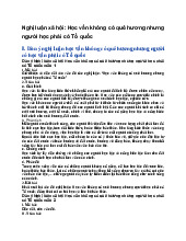 Nghị luận xã hội: Học vấn không có quê hương nhưng người học phải có Tổ quốc - Ngữ văn 12