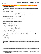 Đáp án câu hỏi ôn tập Cơ học Vật rắn Biến dạng | Trường Đại học Công nghệ, Đại học Quốc gia Hà Nội