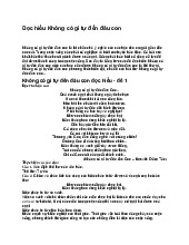 Đọc hiểu Không có gì tự đến đâu con - Ngữ văn 12