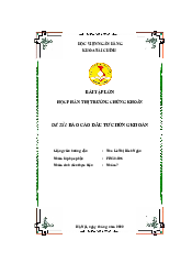 Bài Tập Lớn 2: Thực Hành Giao Dịch Chứng Khoán Trên Các Phần Mềm Giao Dịch Tại Công Ty Chứng Khoán | Học Viện Ngân Hàng