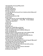 Bài tập trắc nghiệm ôn tập | Cơ sở dữ liệu | Trường Đại học Khoa học Tự nhiên, Đại học Quốc gia Hà Nội