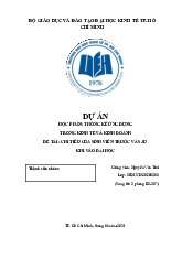 Dự án Chi tiêu của sinh viên trước và sau khi vào đại học môn Thống kê ứng dụng | Đại học Kinh tế Thành phố Hồ Chí Minh