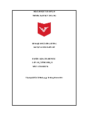 Bài tập cá nhân giữa kỳ môn Quan hệ công chúng - Truyền thông | Đại học Văn Lang