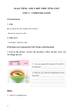 Tiếng Anh 9 Unit 7 Communication