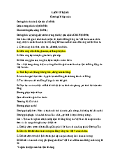 Đề cương ôn tập môn Lịch sử Đảng  | Trường Đại học Sư Phạm Hà Nội