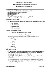 Đề thi Xử lý tín hiệu số đề số 10 kỳ 2 năm học 2020-2021 | Trường Đại học Công nghệ, Đại học Quốc gia Hà Nội