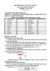Đề Cương Ôn Tập Học Kỳ 1 KHTN 7 Chân Trời Sáng Tạo 2024-2025