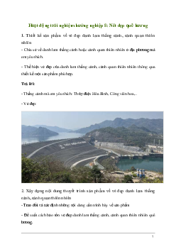 Hoạt động trải nghiệm 8: Nét đẹp quê hương | Cánh diều