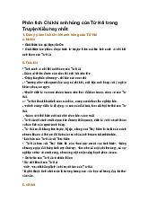 Phân tích Chí khí anh hùng của Từ Hải trong Truyện Kiều hay nhất