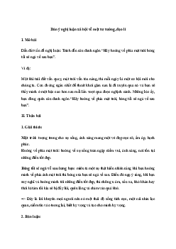 Soạn văn 11 bài Viết bài nghị luận xã hội về một tư tưởng, đạo lí | Cánh diều