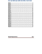 Sách Bài Tập Nguyên Lý Kế Toán - Bài Tập Thực Hành Kế Toán 2023