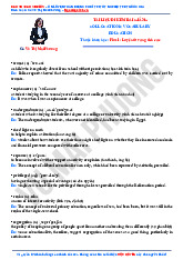 Luyện từ vựng và bài tập ôn thi Trung học phổ thông Quốc gia môn Tiếng Anh