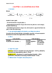 Chap 1 Accouting in Action - Financial Accounting | Trường Đại học Quốc tế, Đại học Quốc gia Thành phố HCM