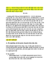 Ôn tập Chương 3 CSVHVN