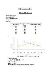 Topic 2 Individual Assignment Analysis | Microeconomics | Trường Đại học Quốc tế, Đại học Quốc gia Thành phố Hồ Chí Minh