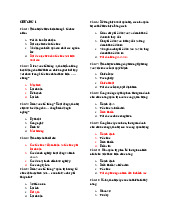 Trắc nghiệm chương 1 đến 8 - Môn quản trị học - Đại Học Kinh Tế - Đại học Đà Nẵng