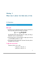 Bài tập chương 2 - Môn Toán cho các nhà kinh tế | Đại học Kinh Tế Quốc Dân