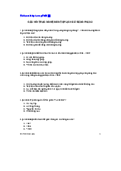 Câu hỏi trắc nghiệm ôn tập Lịch sử đảng phần 2 | Trường Đại học Mở Thành phố Hồ Chí Minh