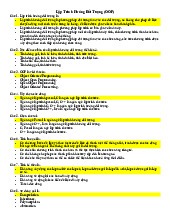 Lập Trình Hướng Đối Tượng (OOP) - Tổng Hợp Kiến Thức và Câu Hỏi Thường Gặp