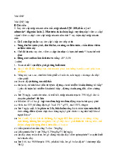 Đề Thi Nhi Khoa: Chẩn Đoán và Điều Trị môn Nhi khoa | Trường Đại Học Y Dược Thái Bình