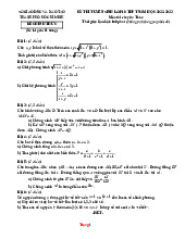 Đề Thi TS 10 Toán Chuyên Sở GD Thành Phố HCM 2025-2026 Có Lời Giải