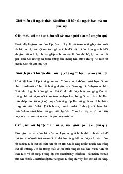 Văn mẫu Giới thiệu với người thân đặc điểm nổi bật của người bạn mà em yêu quý (3 mẫu) | Kết nối tri thức