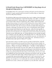 Lý thuyết hoạt động của A.N.LEONCHIEV và ứng dụng của nó trong hoạt động quân sự