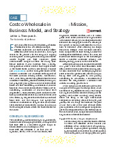 Costco Wholesale in 2020 - Môn quản trị học - Đại Học Kinh Tế - Đại học Đà Nẵng
