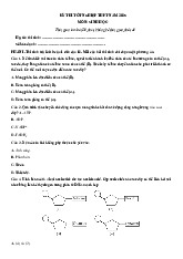 Đề thi thử tốt nghiệp THPT 2025 môn Sinh học bám sát đề minh họa - Đề 4