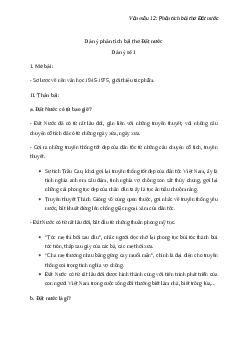 Phân tích bài thơ Đất nước hay nhất | Văn mẫu 12