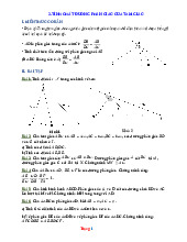 Bài Tập Hình 8 Bài Tính Chất Đường Phân Giác Của Tam Giác Có Lời Giải
