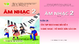 Giáo án điện tử Âm nhạc 1 Chân trời sáng tạo : Ôn tập