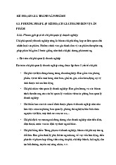 Chương 8 Kế Hoạch Giá Thành Sản Phẩm 5 môn Lập kế hoạch doanh nghiệp  | Học viện Nông nghiệp Việt Nam